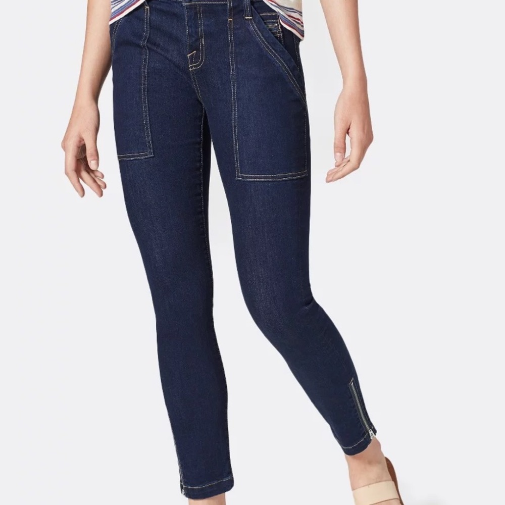 New Joie Park ankle length skinny jeans with side zippers
